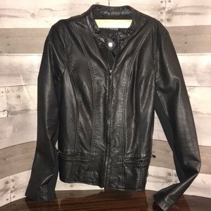 Black Pleather Jacket